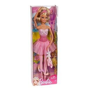 Barbie Fairytale Magic Fairytopia Blonde Ballarina Doll Pink 2011 Mattel SEALED